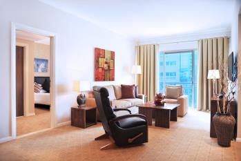 Serviced apartment living room